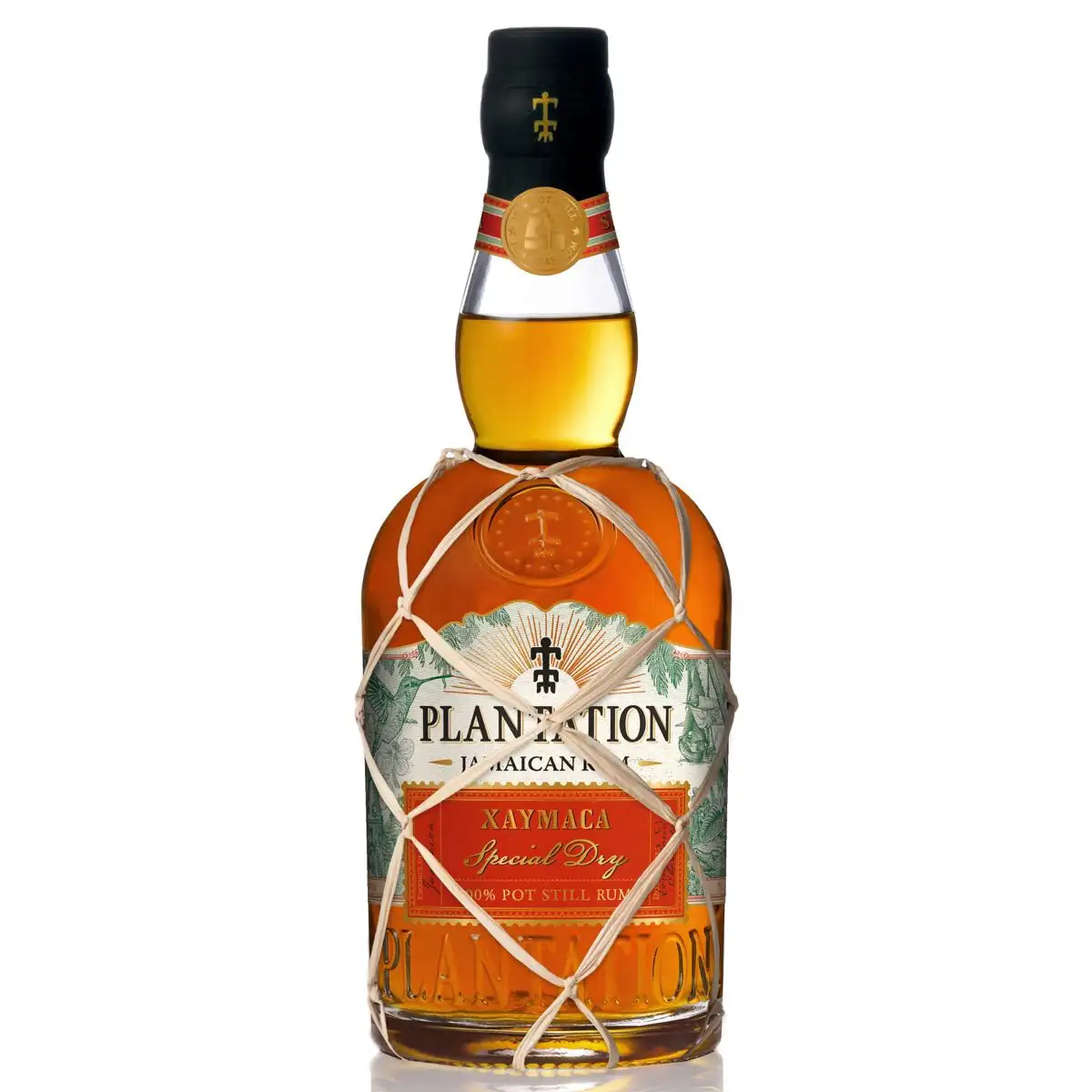 Image of the front of the bottle of the rum Plantation XAYMACA Special Dry