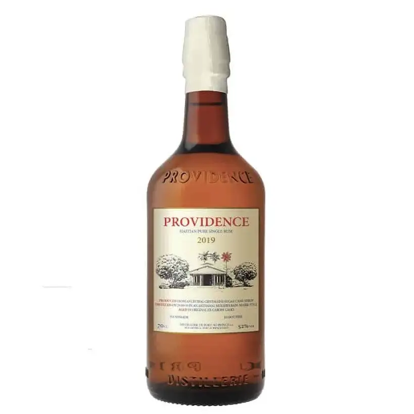 Image of the front of the bottle of the rum Providence Haitian Pure Single Rum