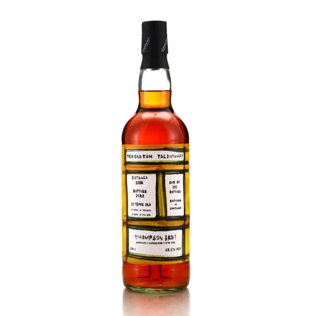 Image of the front of the bottle of the rumTrinidad Rum