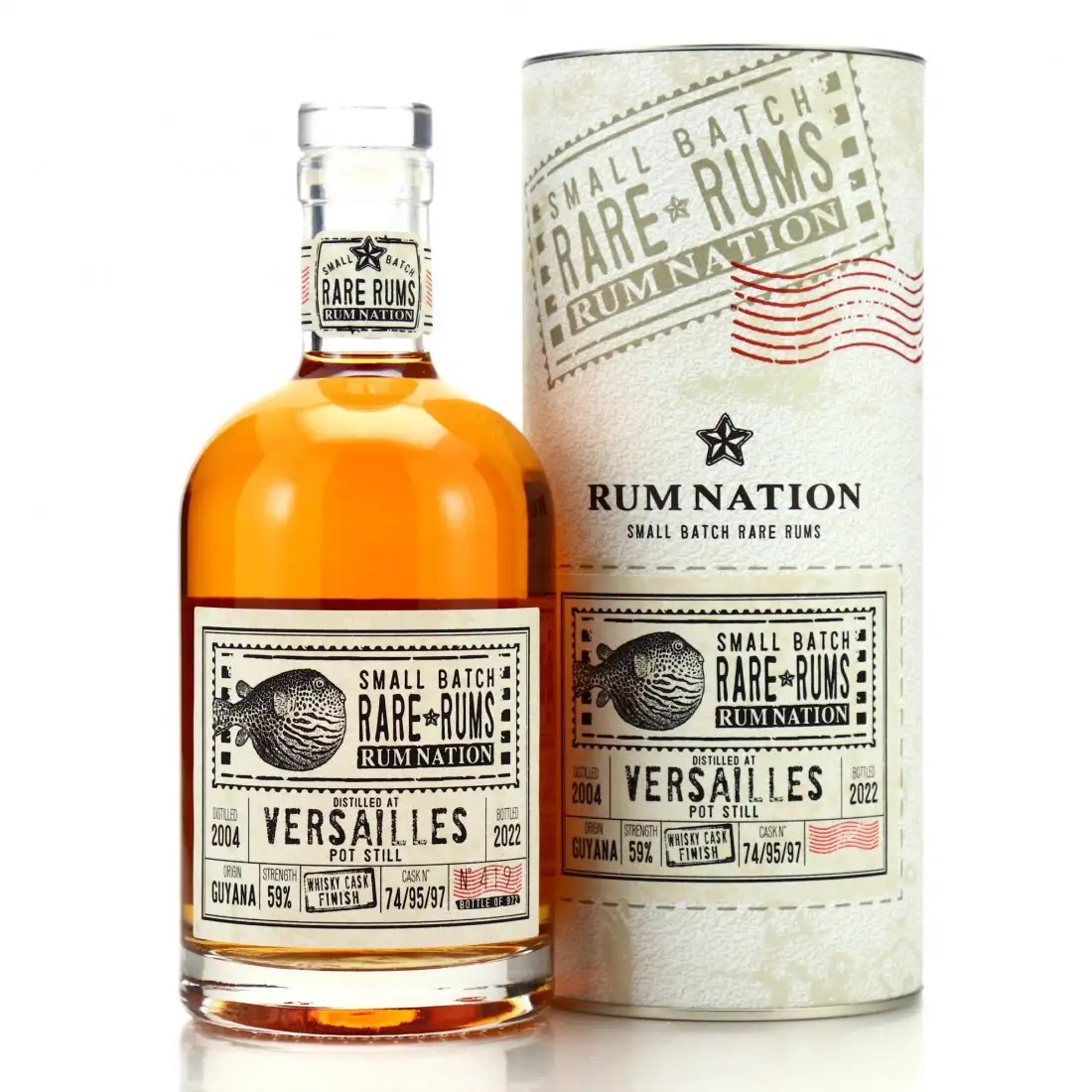 Image of the front of the bottle of the rum Small Batch Rare Rums