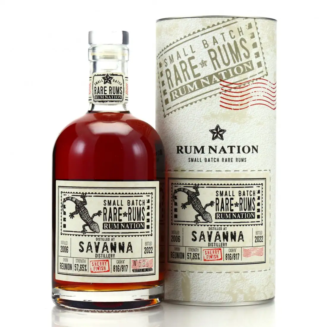 Image of the front of the bottle of the rum Small Batch Rare Rums