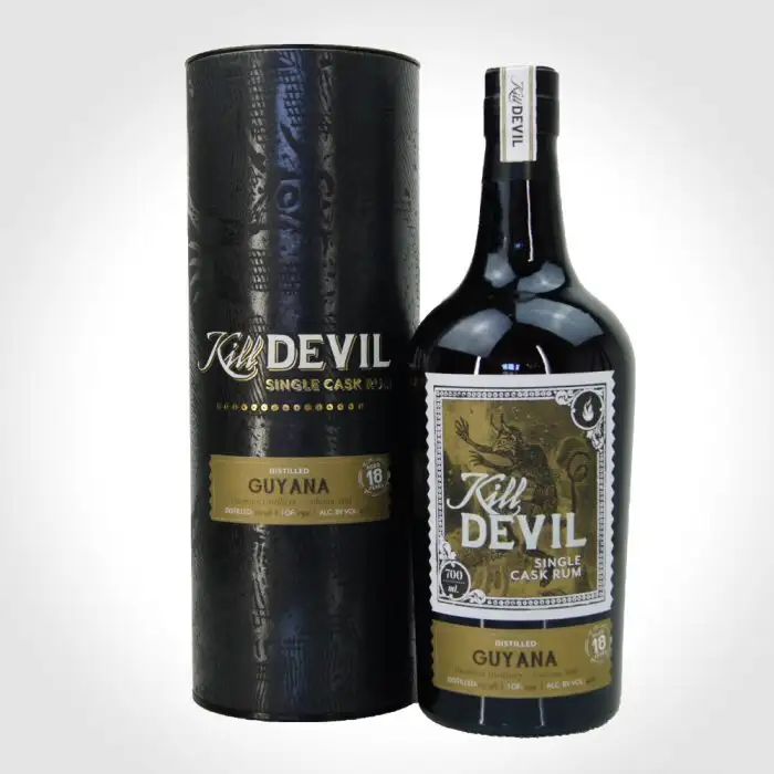 Image of the front of the bottle of the rum Kill Devil