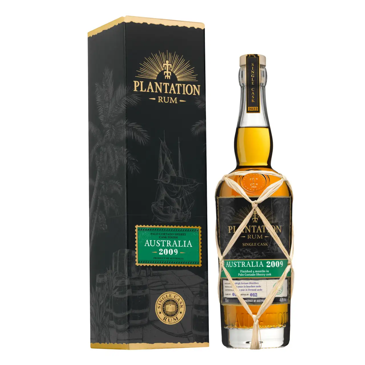 Image of the front of the bottle of the rum Plantation Sherry Palo Cortado Cask Finish (Single Cask 2022)