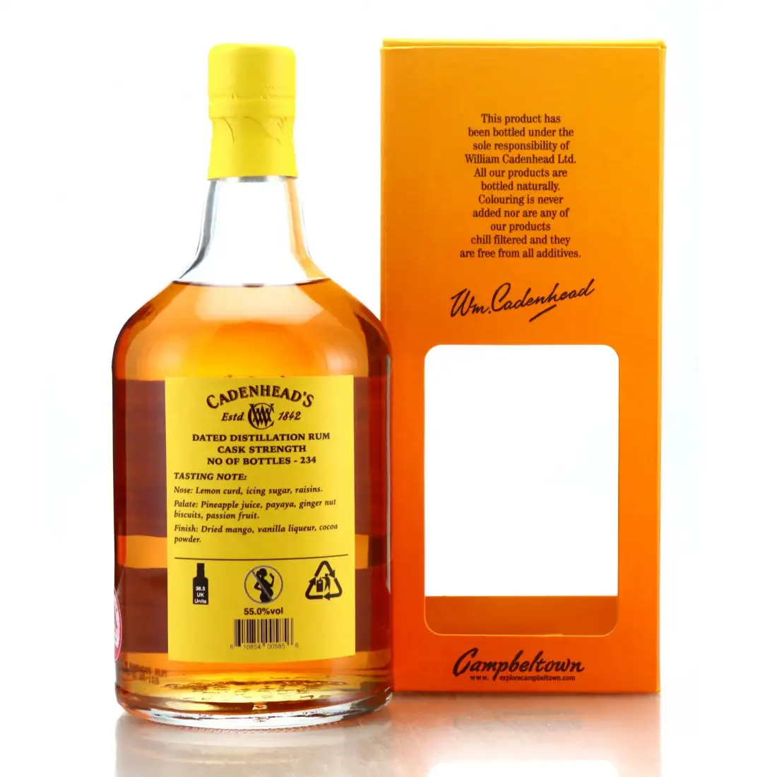 Hochauflösendes Bild der Flasche