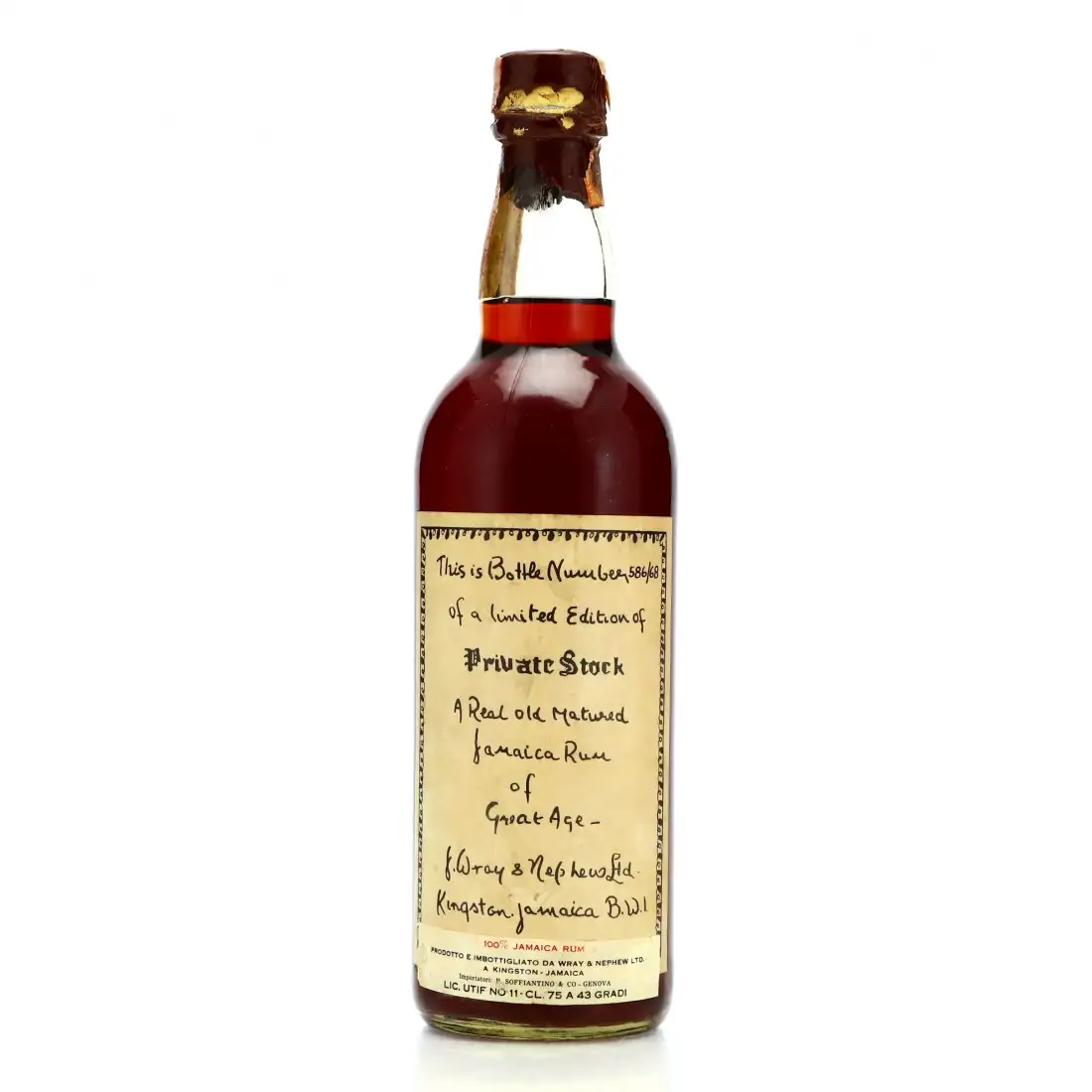 High resolution image of the bottle