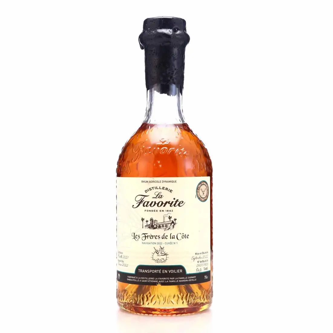 Image of the front of the bottle of the rumNavigation 2022 Cuvée No. 1