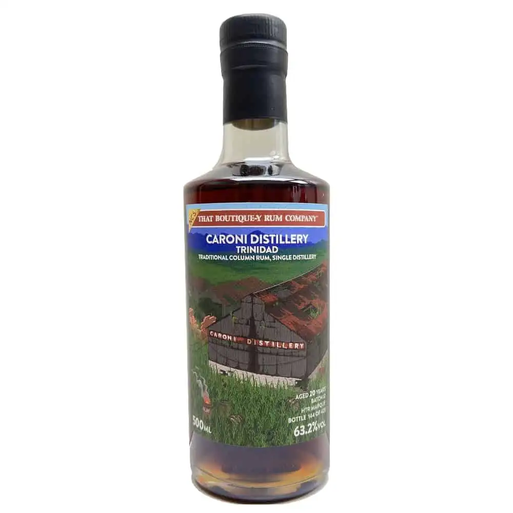 Image of the front of the bottle of the rumHTR