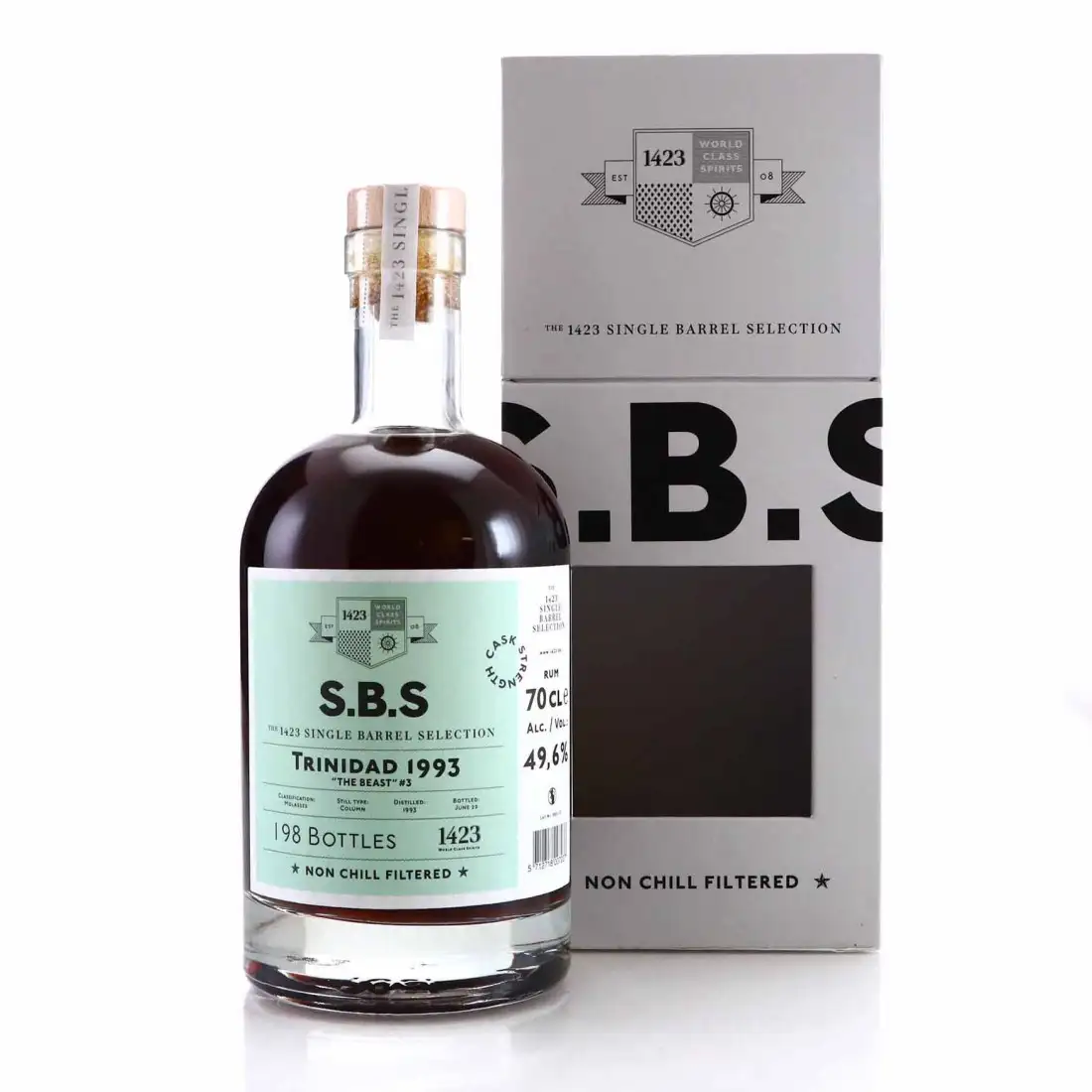 Image of the front of the bottle of the rumS.B.S The Beast #3