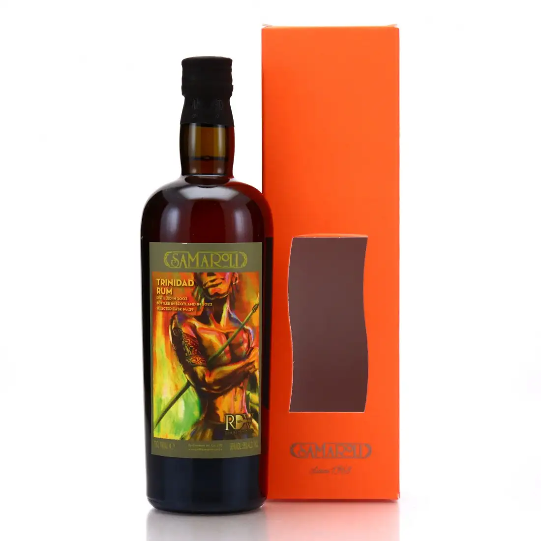 Image of the front of the bottle of the rum Fernandes
