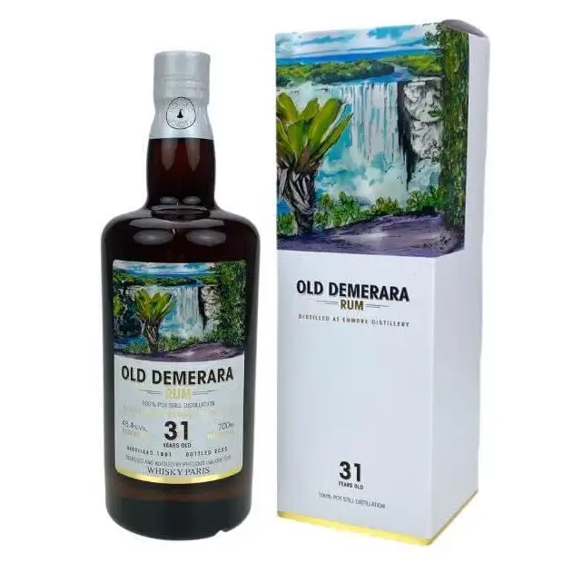 Image of the front of the bottle of the rum Old Demerara Rum (Whisky Paris)