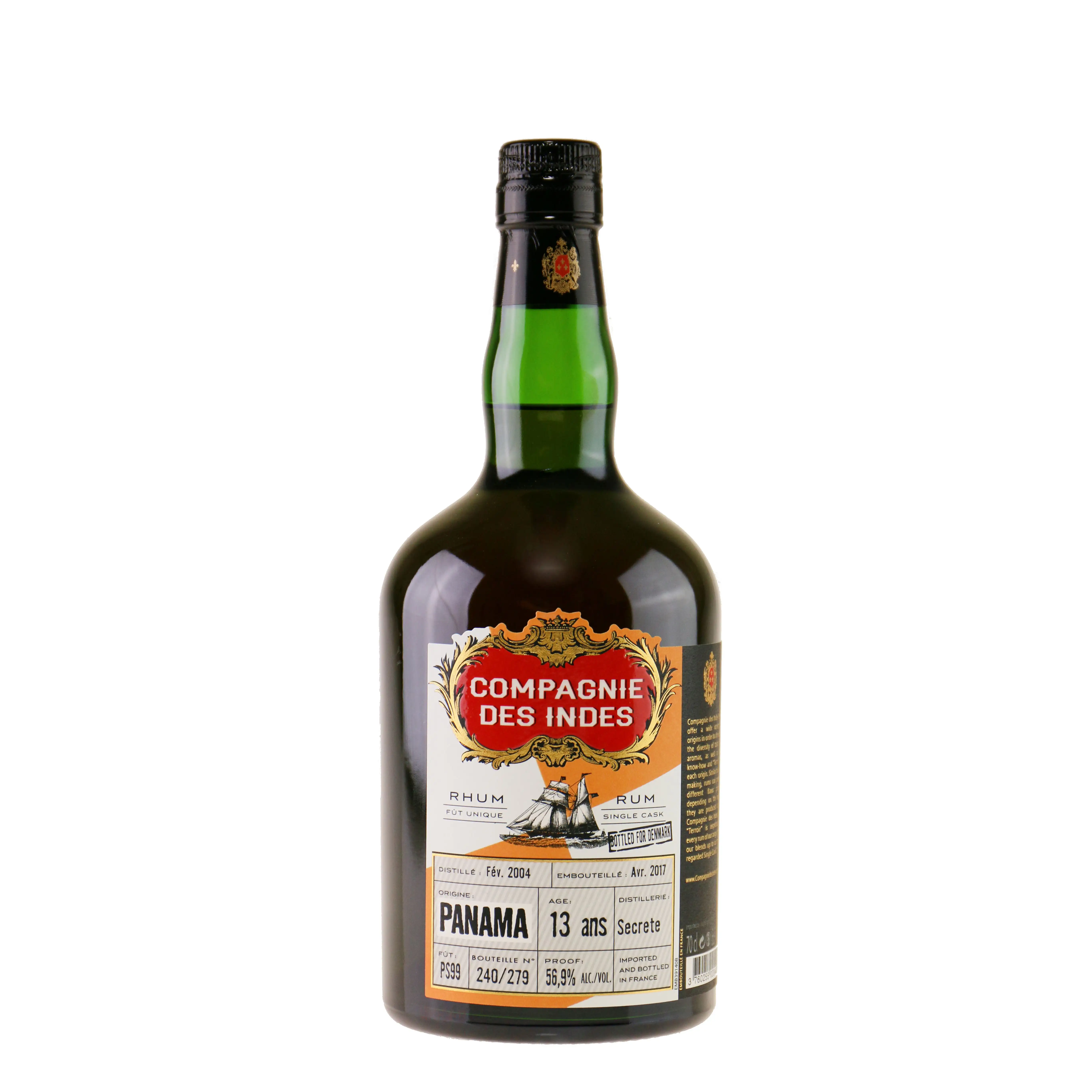 Bottle of CDI Secrete Compagnie des Indes Panama