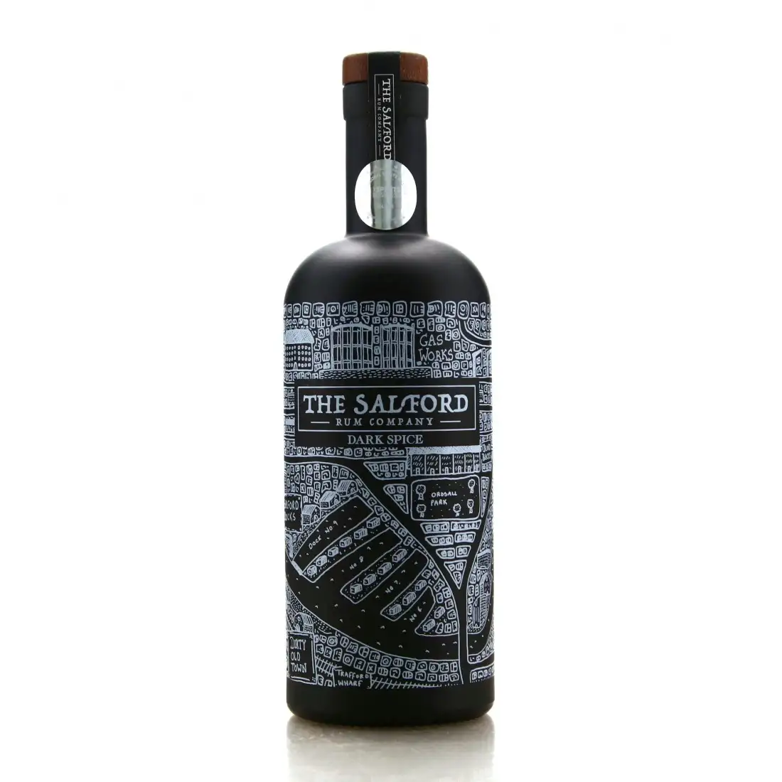 Image of the front of the bottle of the rum Dark Spice