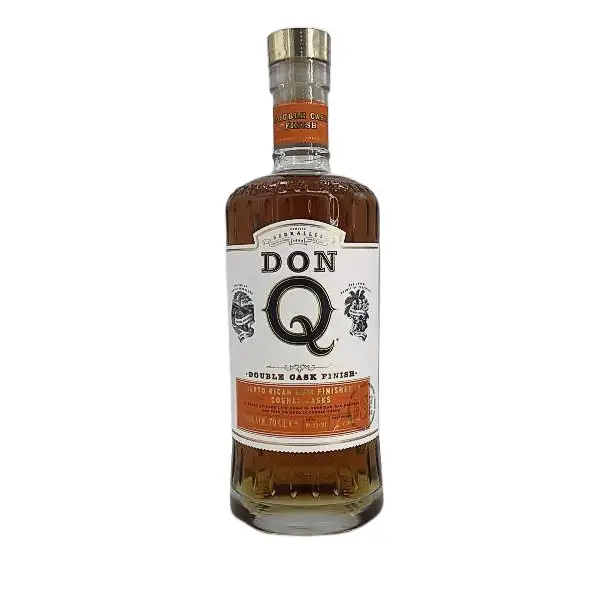 Image of the front of the bottle of the rumDon Q Double Cask Finish Cognac Casks