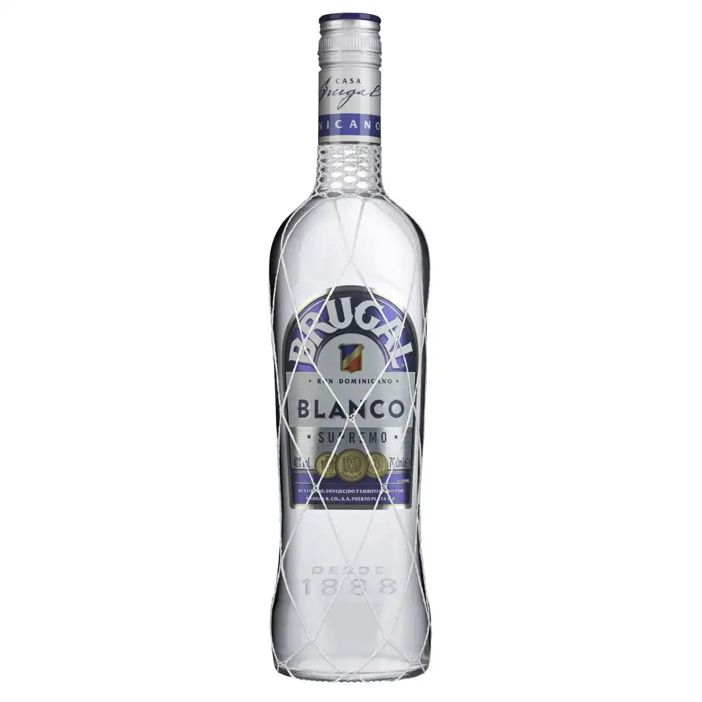 Image of the front of the bottle of the rum Blanco Especial Extra Dry