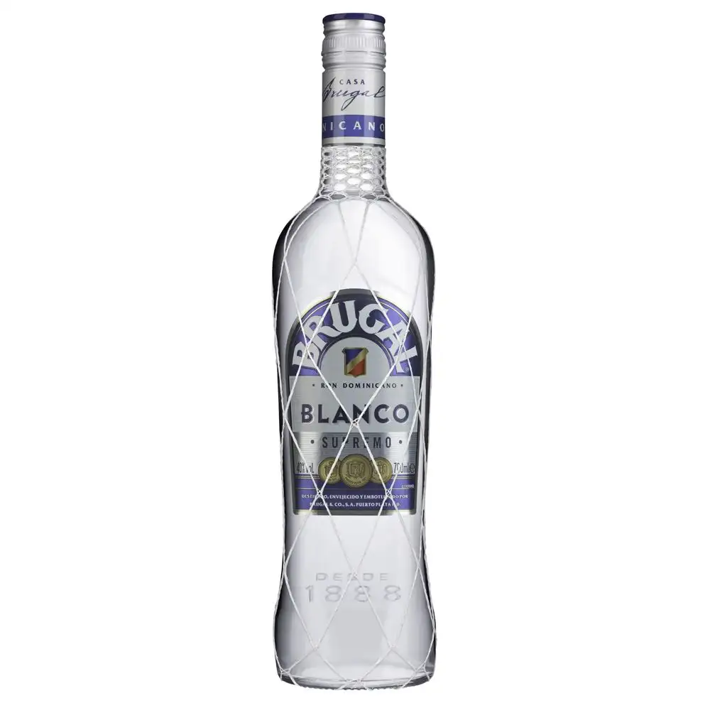 Image of the front of the bottle of the rumBlanco Especial Extra Dry