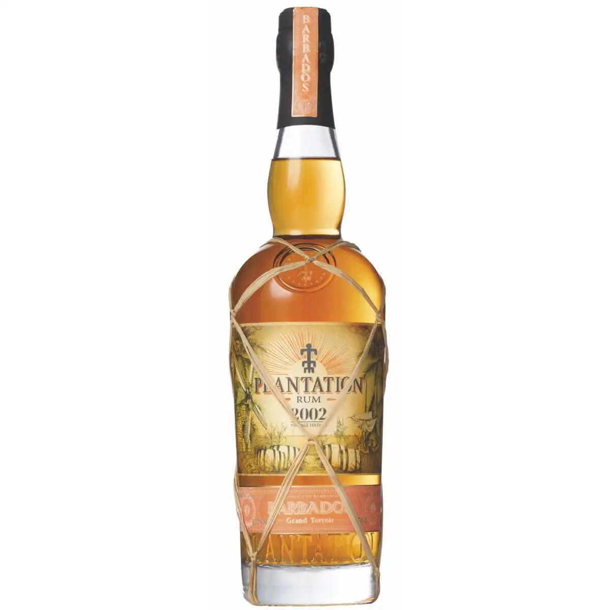 Image of the front of the bottle of the rum Plantation Barbados Grand Terroir