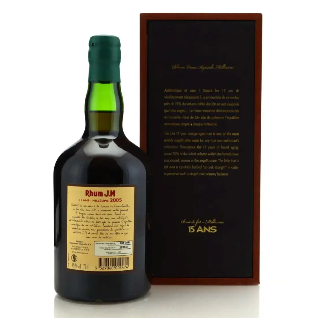 High resolution image of the bottle
