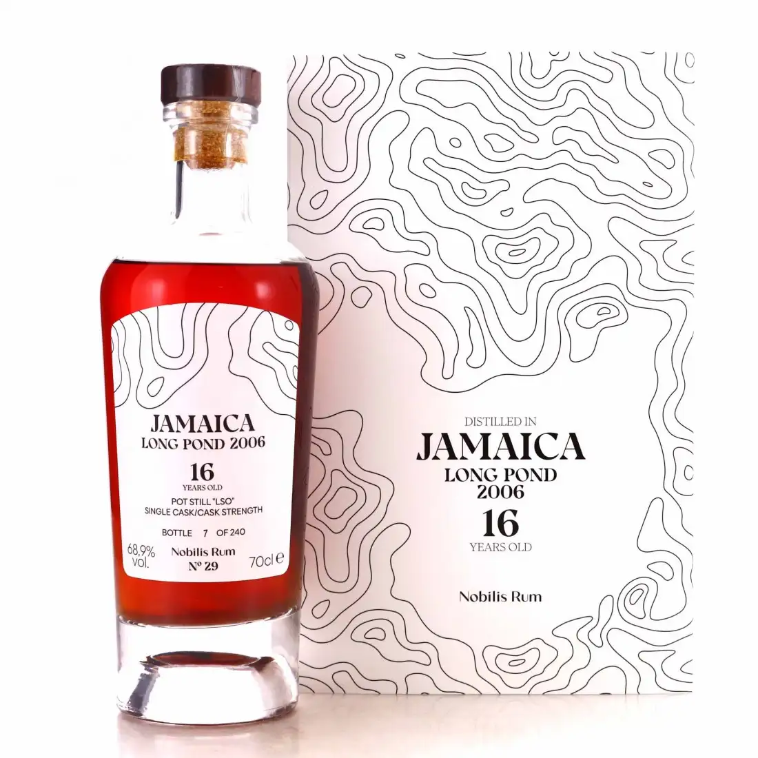 Image of the front of the bottle of the rumNo. 29 LSO