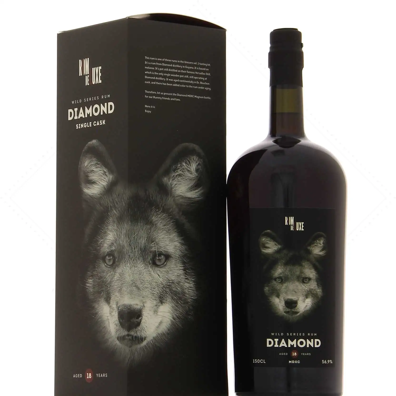 Image of the front of the bottle of the rumWild Series Rum Versaille still (Unicorn Kit Vol 2) EU Version MDXC