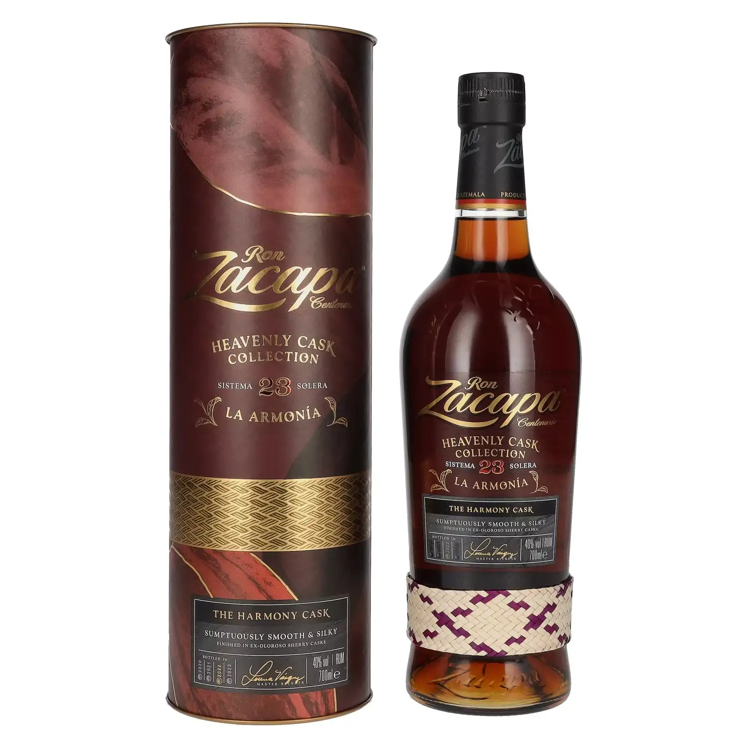Image of the front of the bottle of the rum Ron Zacapa LA ARMONIA The Harmony Cask