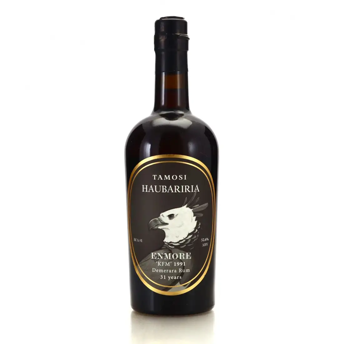 Image of the front of the bottle of the rum Tamosi Haubariria KFM