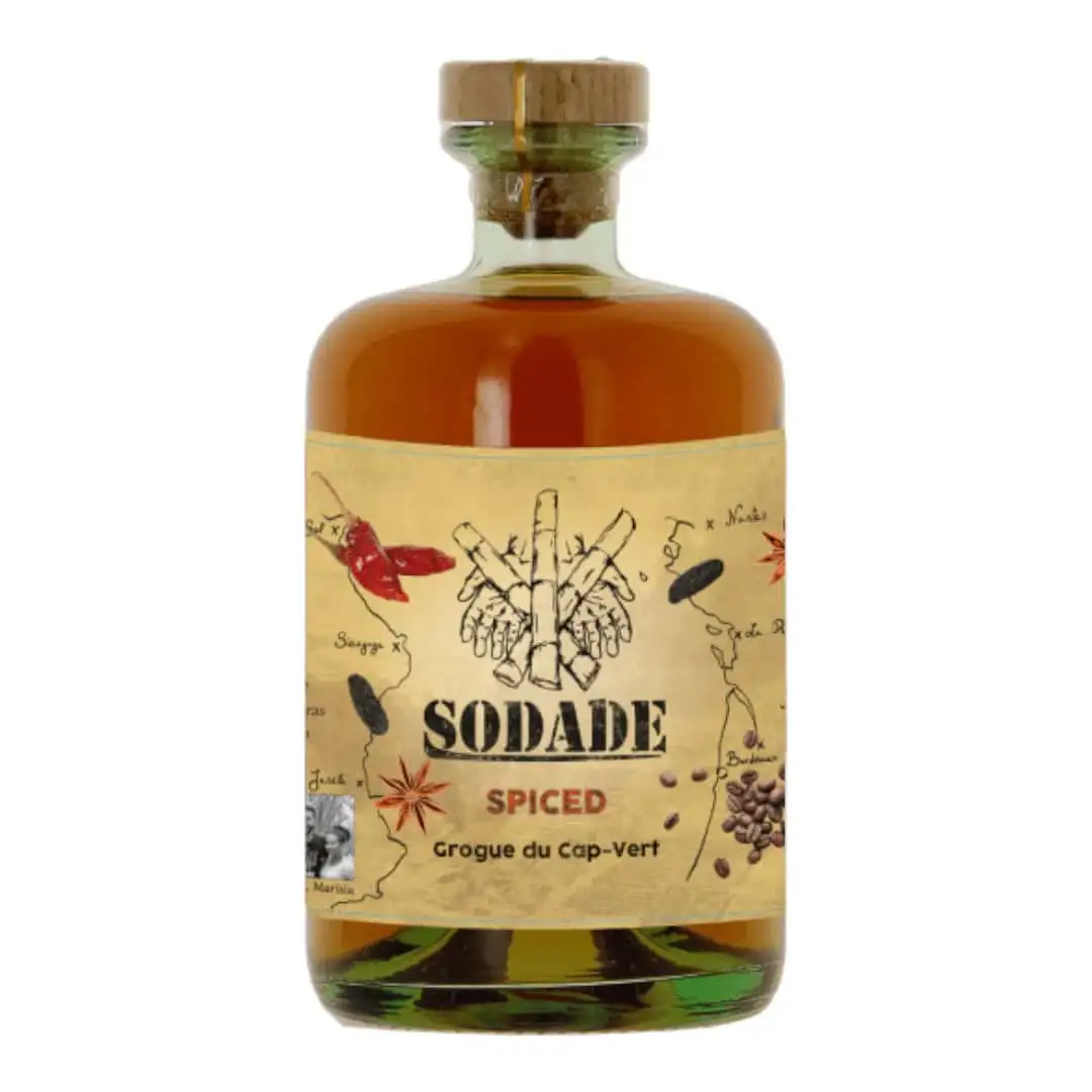 Bottle of Sodade Cana Rocca (RHUM Grogue du Cap-Vert)