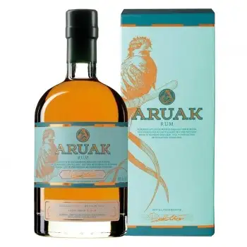 Image of the front of the bottle of the rum Aruak Rum