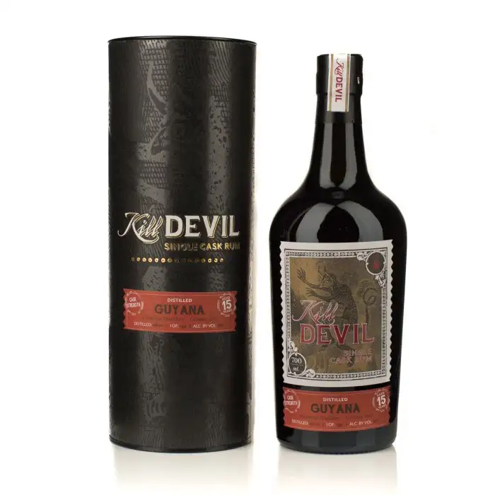 Image of the front of the bottle of the rum Kill Devil