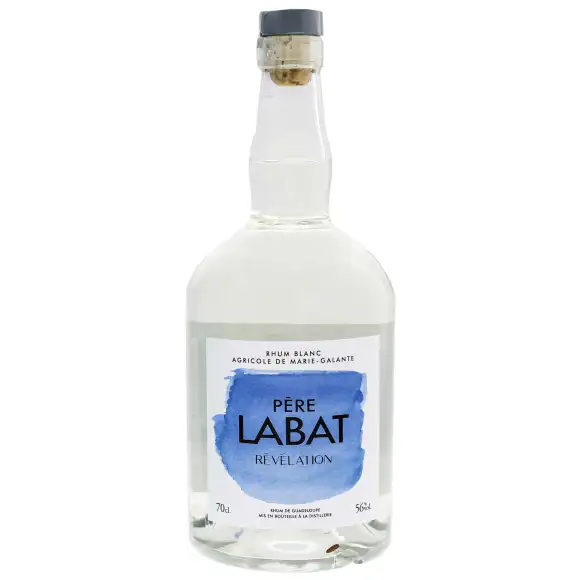 Image of the front of the bottle of the rum Père Labat Révélation (Rhum Blanc)