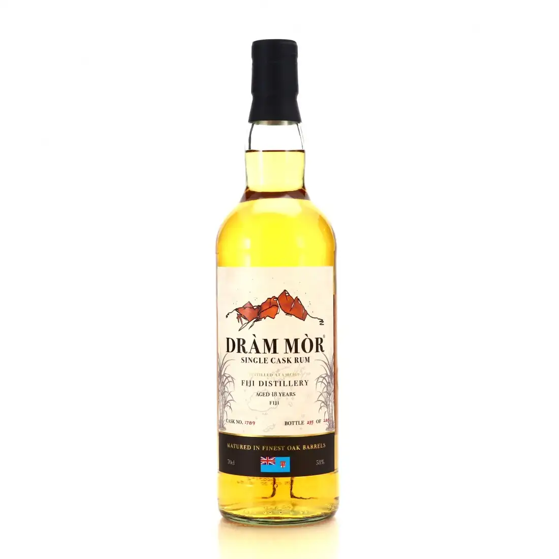 Image of the front of the bottle of the rumSingle Cask Rum