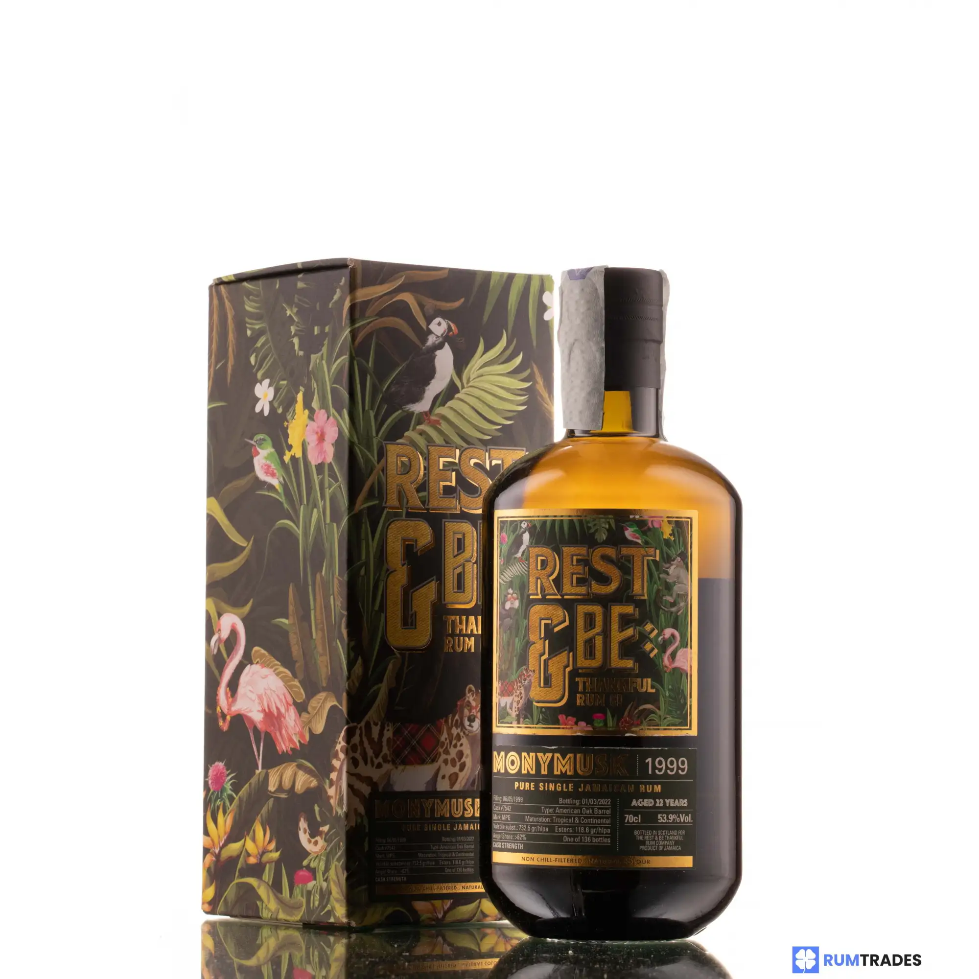Image of the front of the bottle of the rumMPG