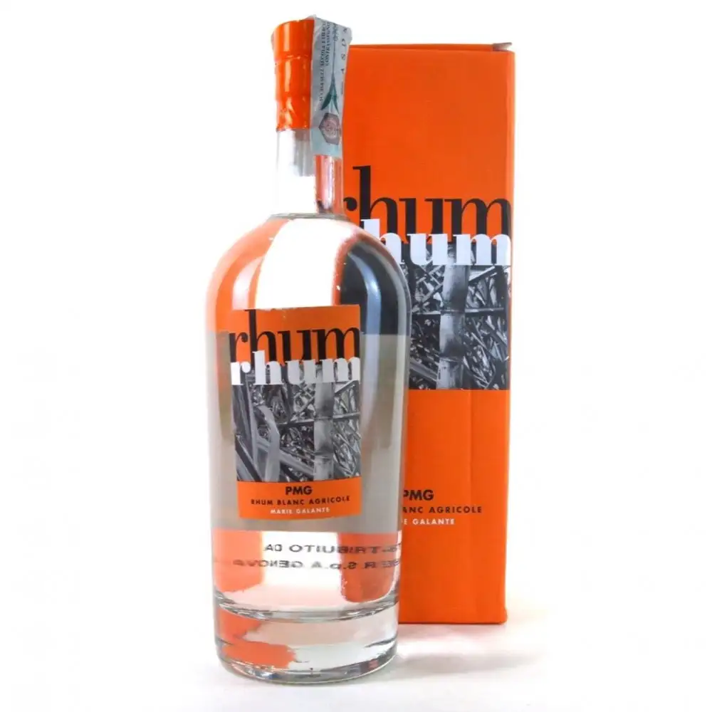 Image of the front of the bottle of the rum Rhum Rhum PMG Blanc