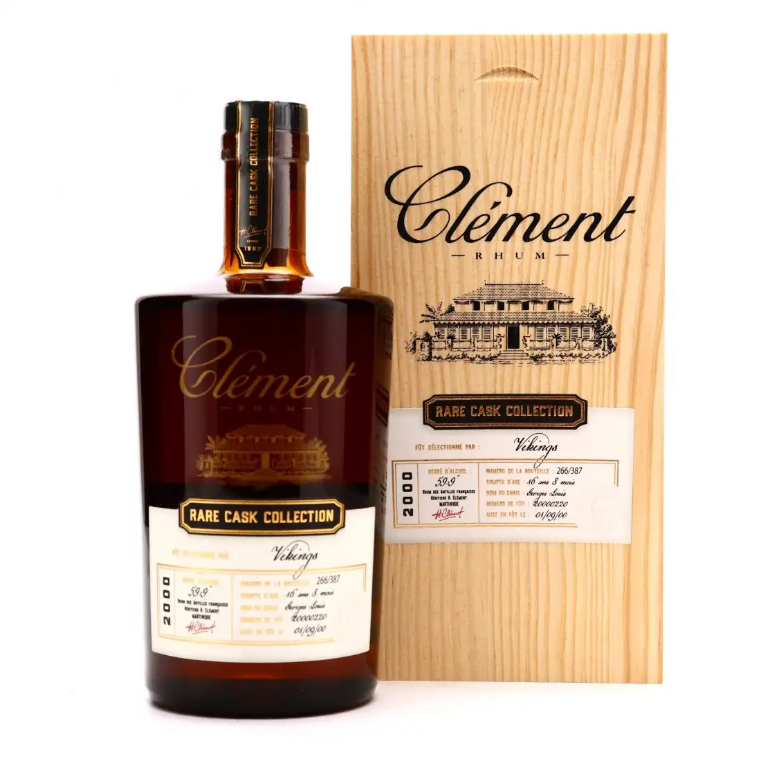 Clement Tres Vieux Rhum Agricole 1970 44% 1970;