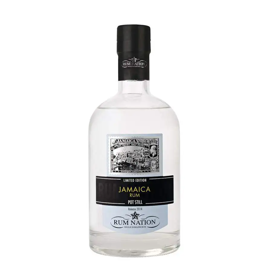 Image of the front of the bottle of the rum Jamaica White Pot Still 2014