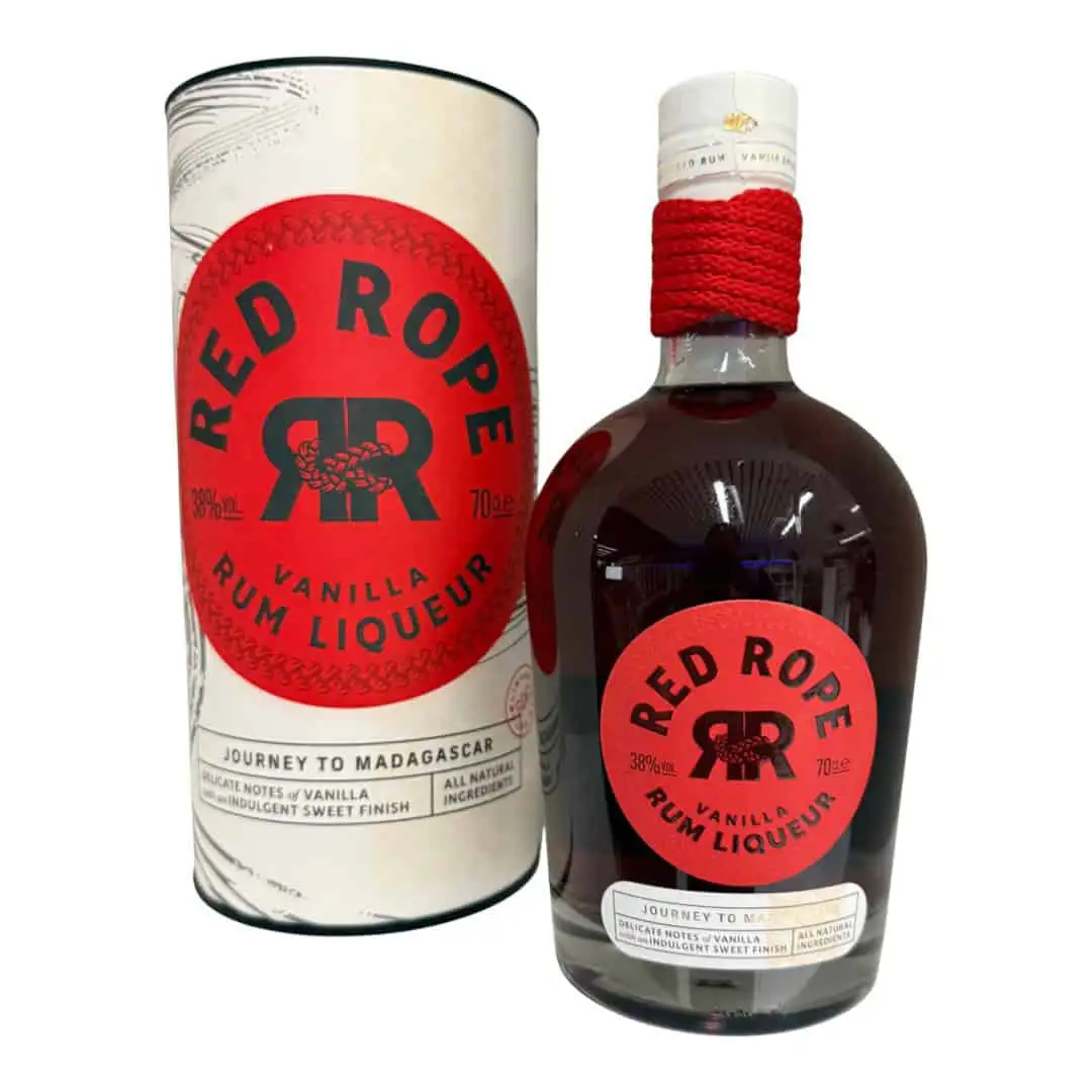 Bottle of Red Rope Vanilla Spiced Rum