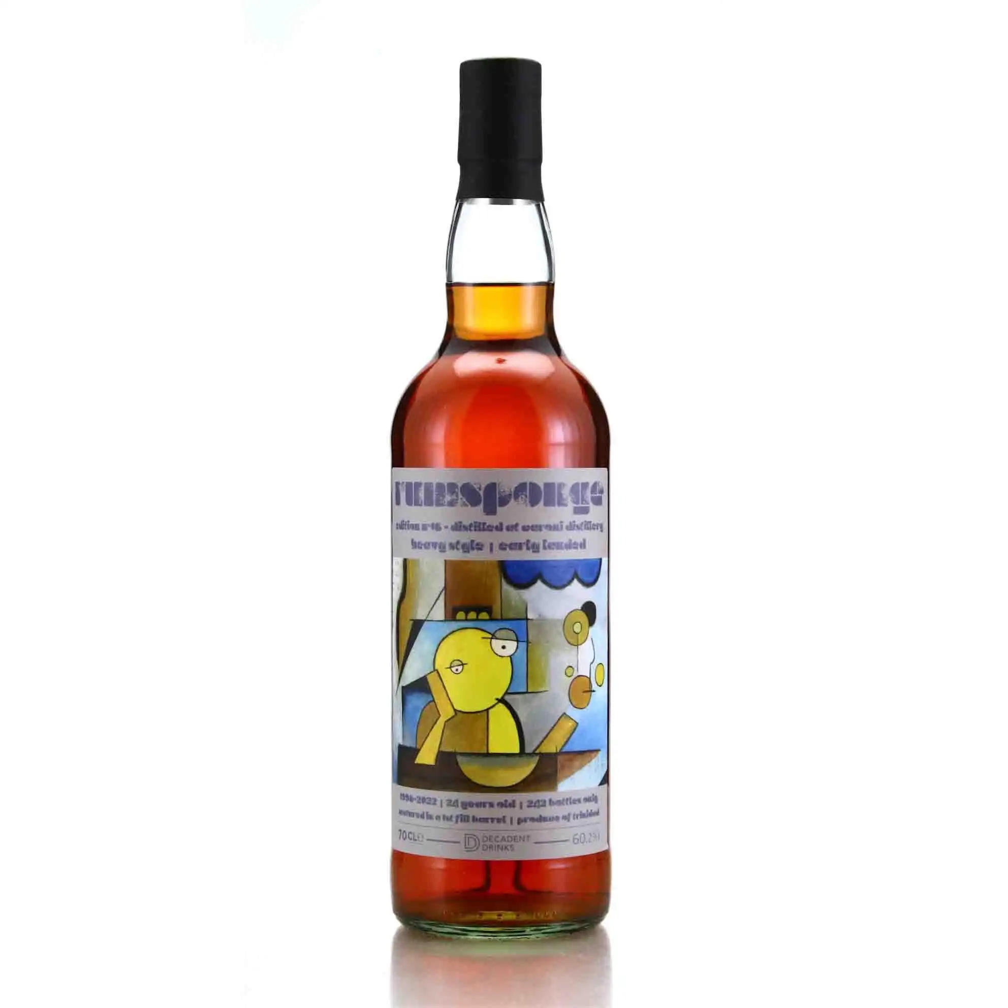 Image of the front of the bottle of the rum Rum Sponge No. 16