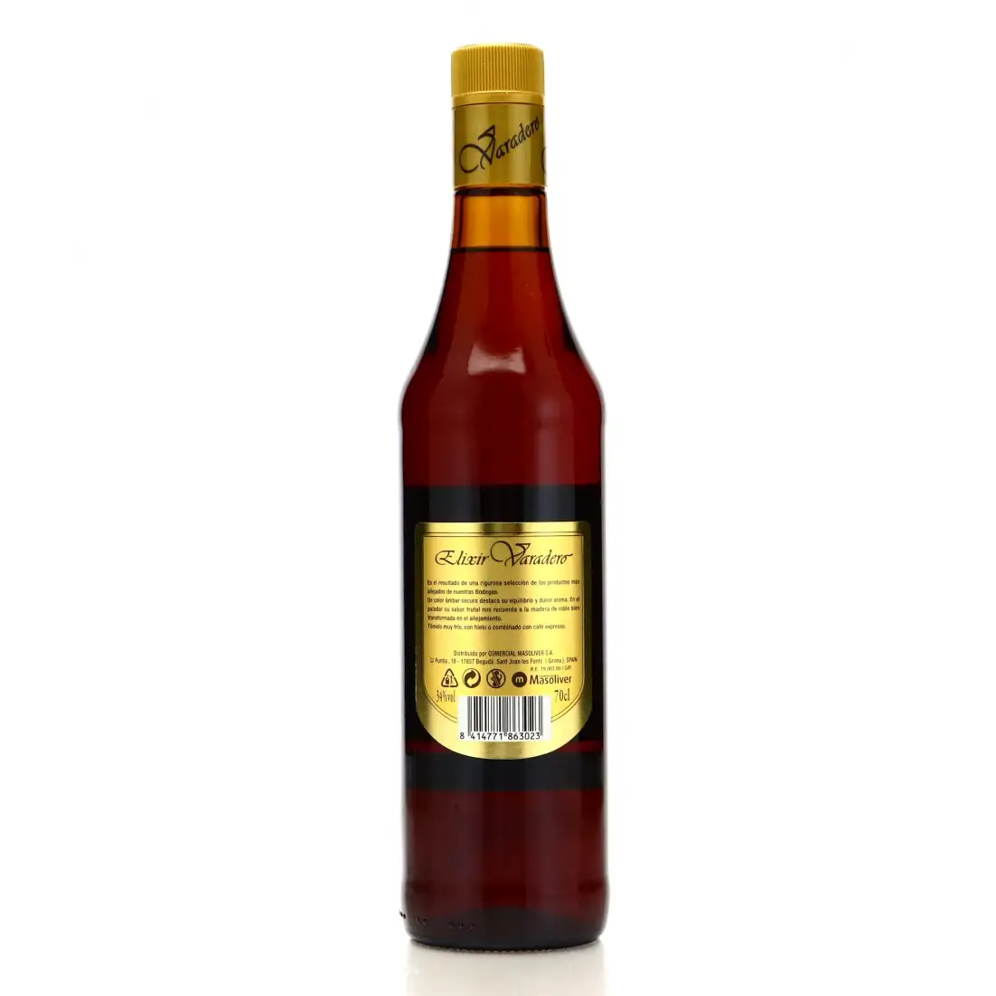 Hochauflösendes Bild der Flasche