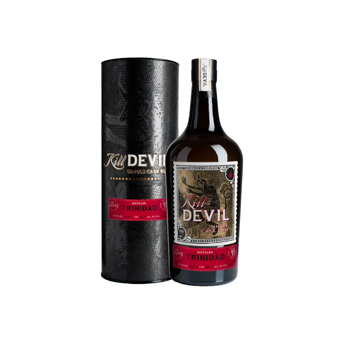 Image of the front of the bottle of the rumKill Devil Trinidad