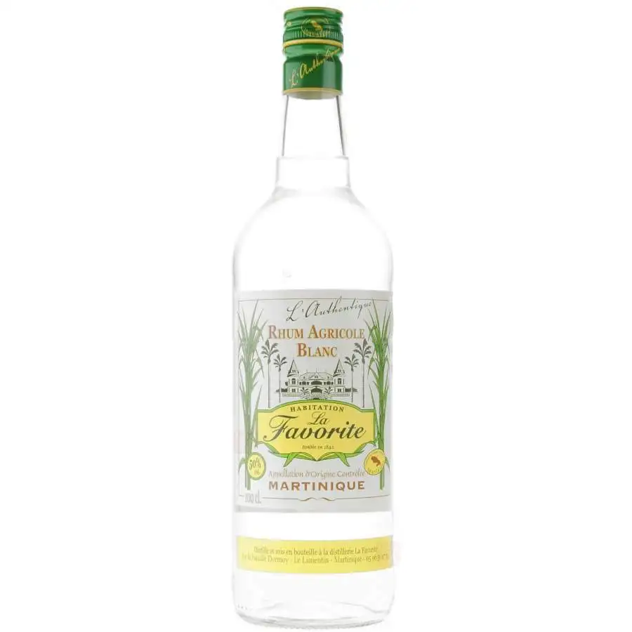 Image of the front of the bottle of the rum Rhum Agricole Blanc L’Authentique