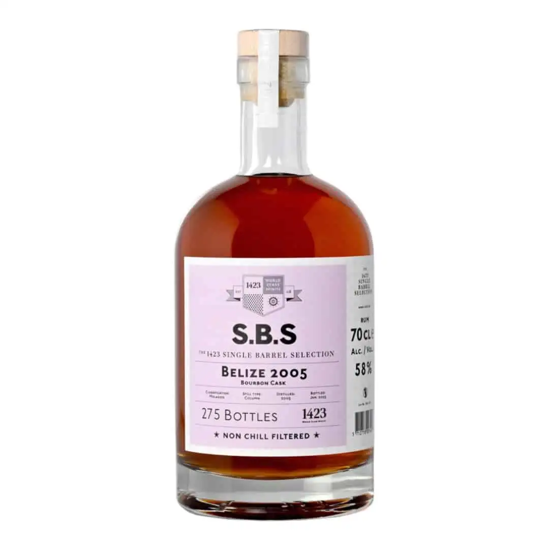 Bottle of S.B.S Belize 2005