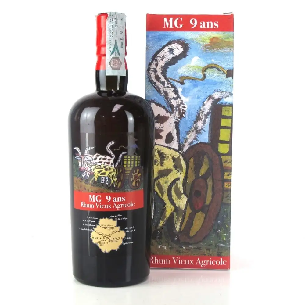 Image of the front of the bottle of the rum MG Rhum Vieux Agricole