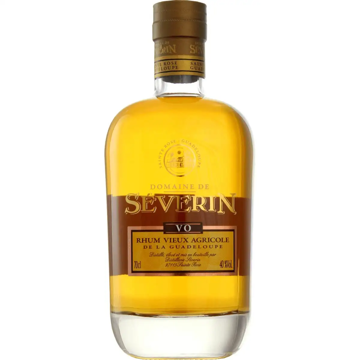 Image of the front of the bottle of the rum VO