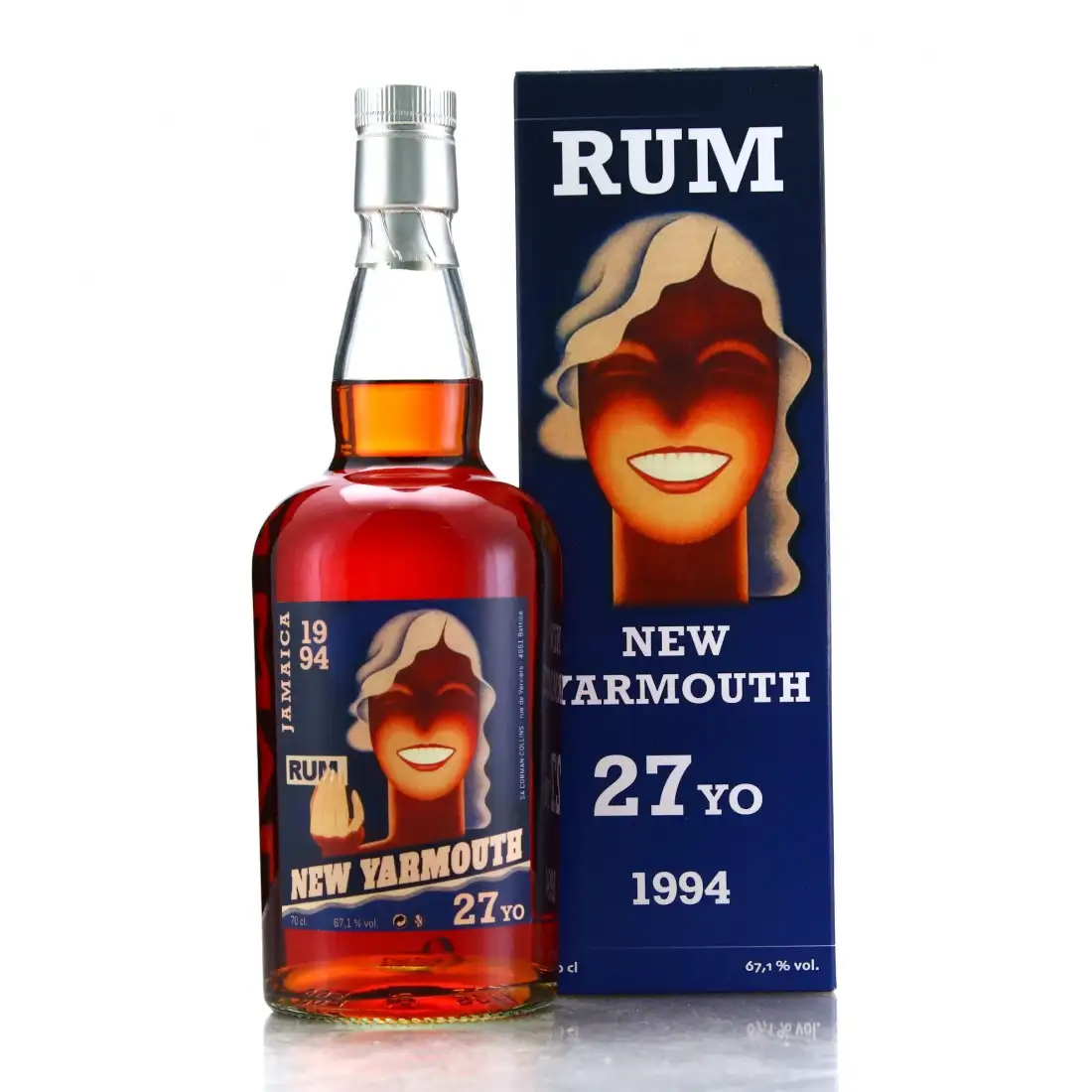 Image of the front of the bottle of the rum Rum New Yarmouth (The Auld Alliance)
