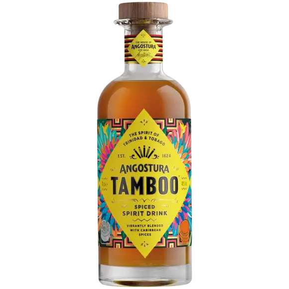 Image of the front of the bottle of the rumAngostura Tamboo (Spiced Spirit Drink)