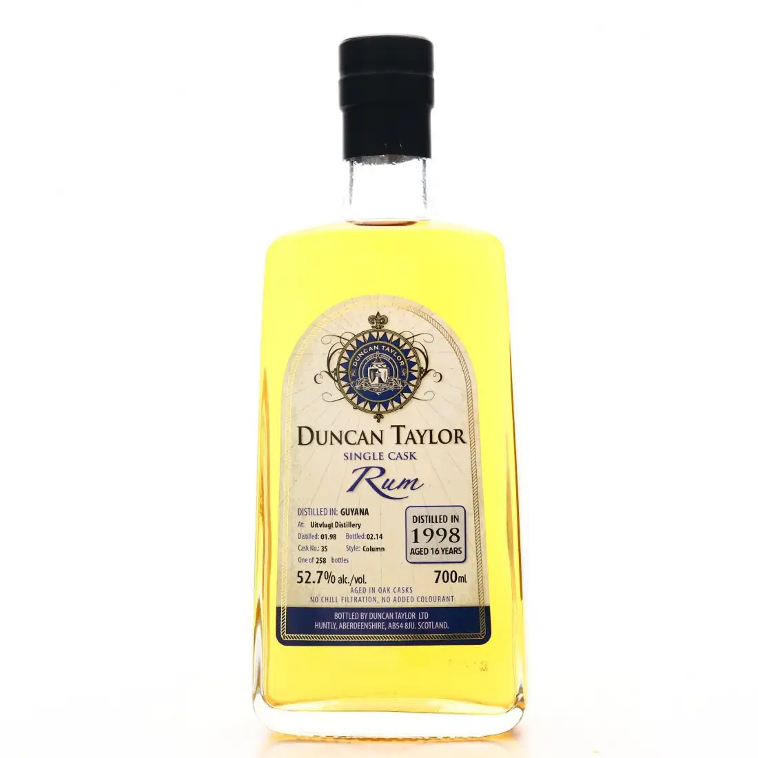 Image of the front of the bottle of the rum Single Cask Rum