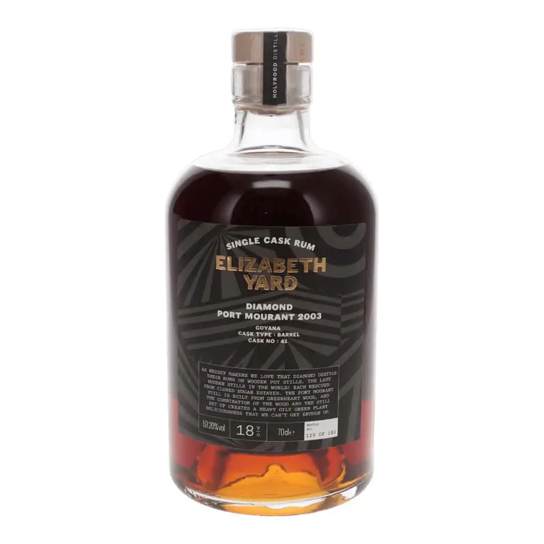 Image of the front of the bottle of the rumSingle Cask Rum