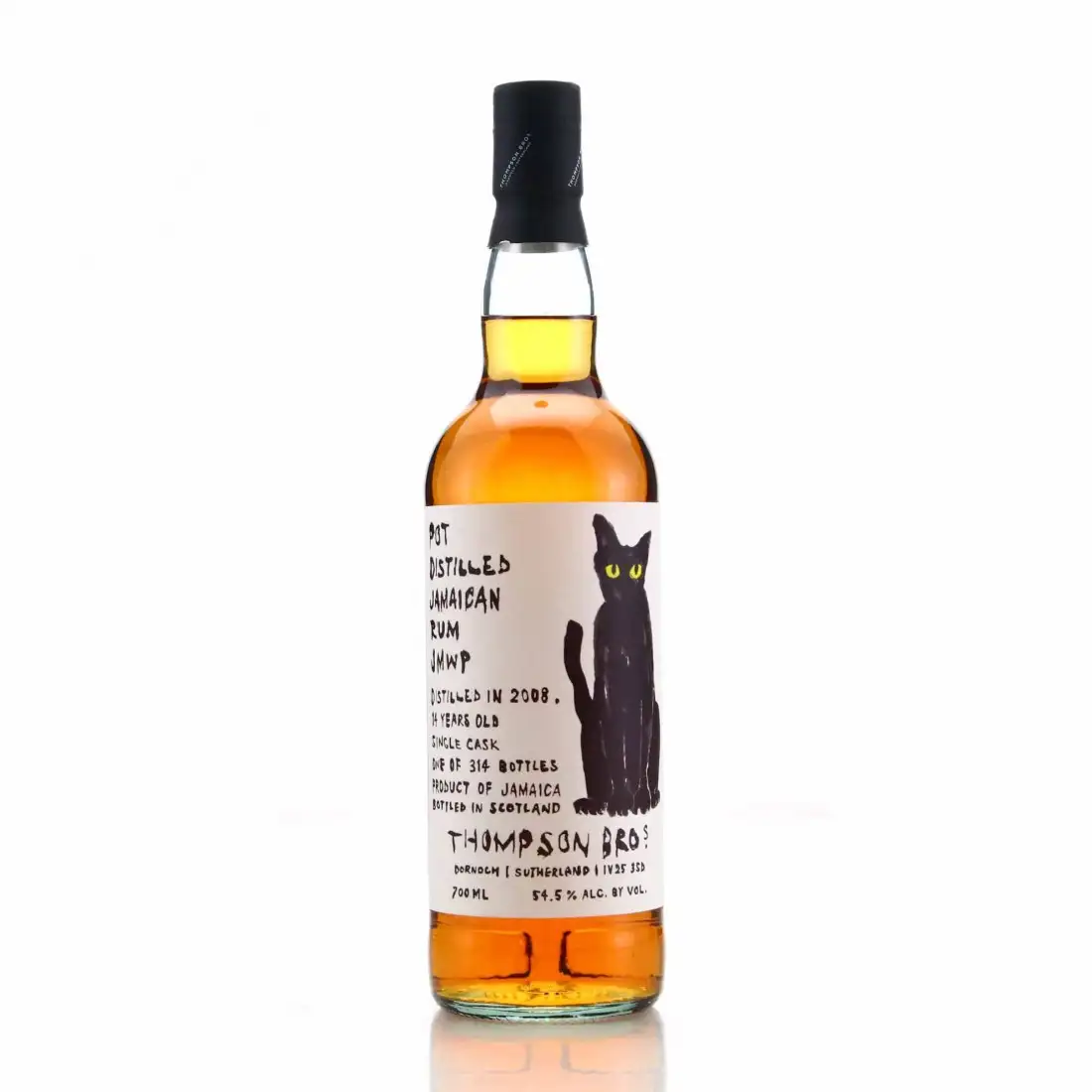 Image of the front of the bottle of the rumPot Distilled Jamaican Rum JMWP