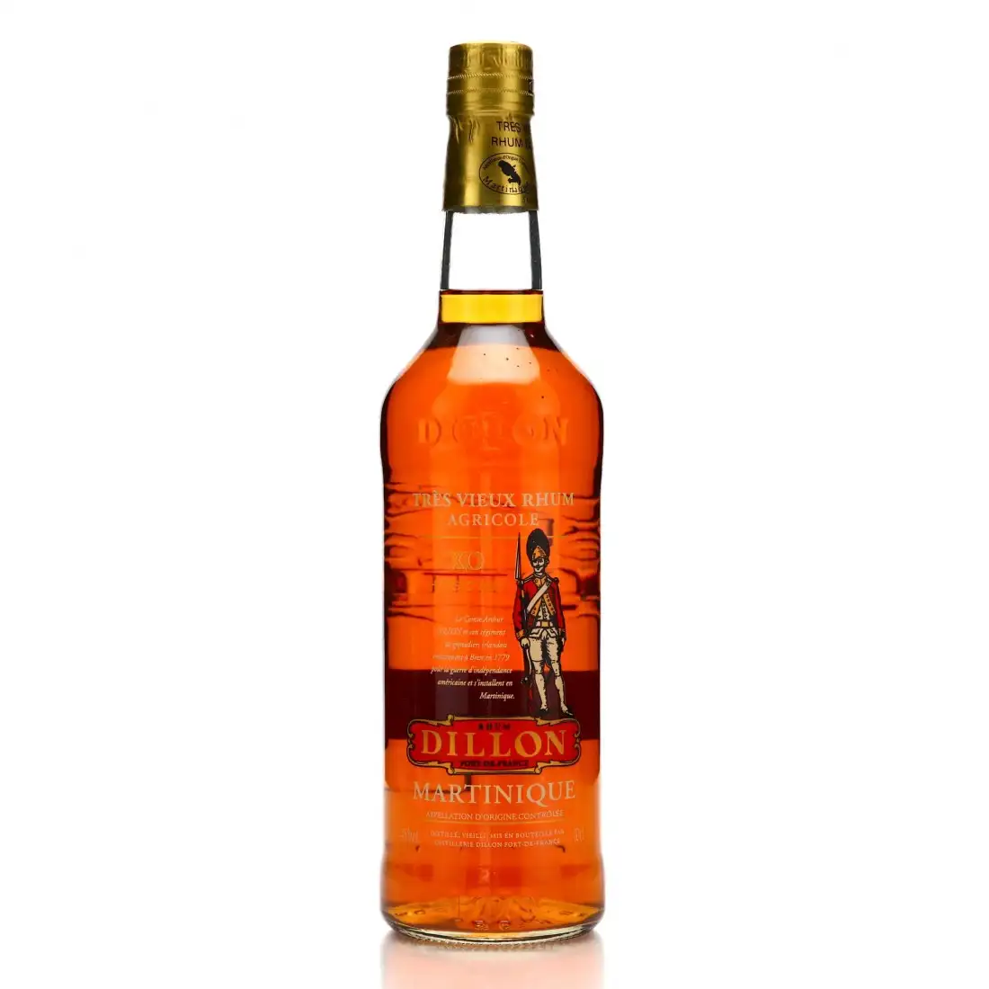 Dillon XO Très Vieux Rhum Hor's d'Âge Grenadier 10yr 43%, RX1583