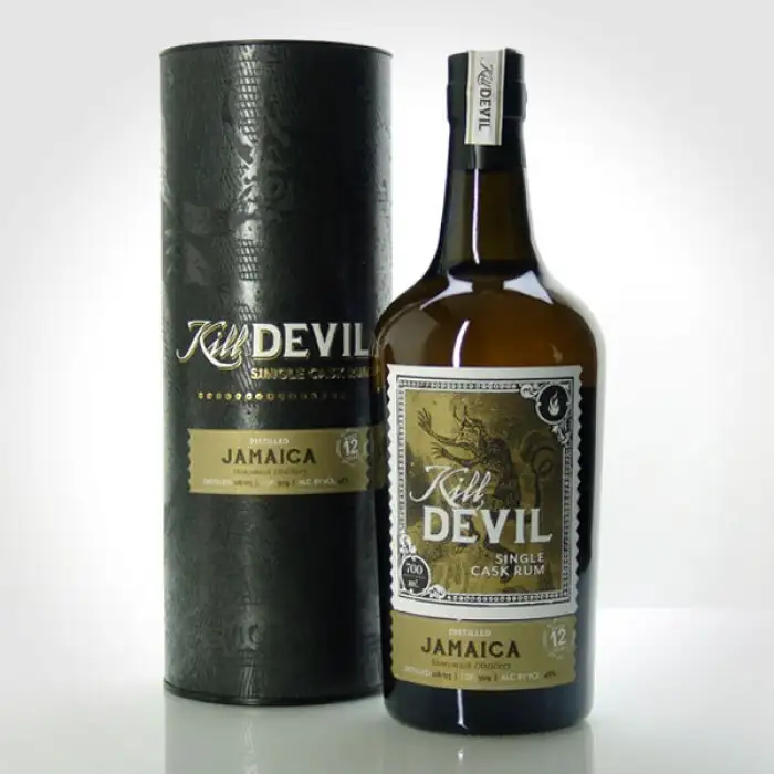 Image of the front of the bottle of the rum Kill Devil