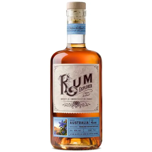 Image of the front of the bottle of the rumRum Explorer Australia